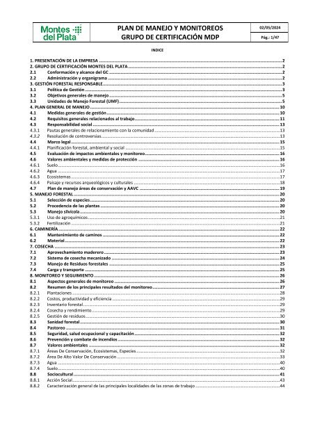 GC MdP Resumen Público Plan de Manejo 2024