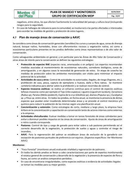 GC MdP Resumen Público Plan de Manejo 2024