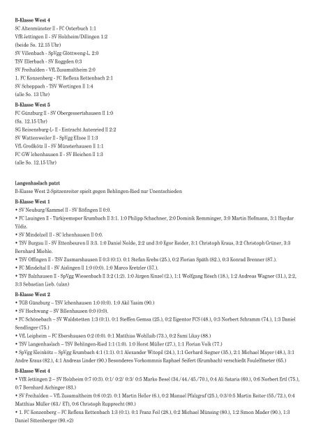 B-Klasse West I, Saison 10/11 - SpVgg Wiesenbach