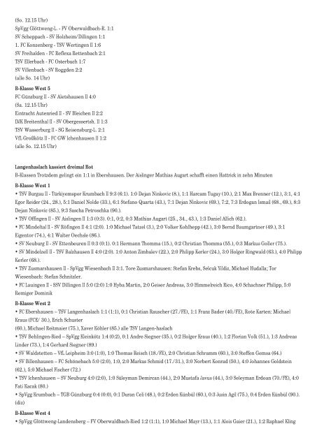 B-Klasse West I, Saison 10/11 - SpVgg Wiesenbach