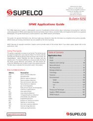 SPME Applications Guide - Overbrook Scientific