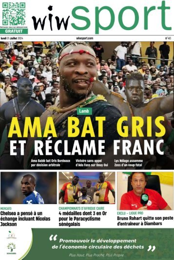 Journal wiwsport n413 - 01 juillet 2024