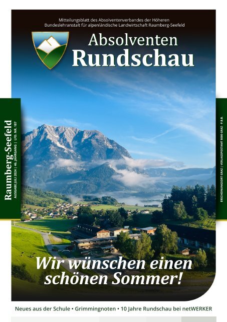 Absolventenzeitung Nr. 187