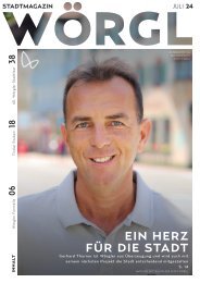 Stadtmagazin Wörgl Juli 2024