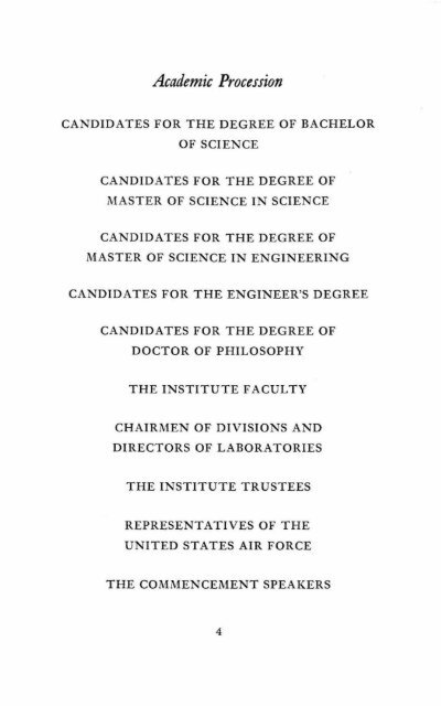 program - CaltechCampusPubs - California Institute of Technology