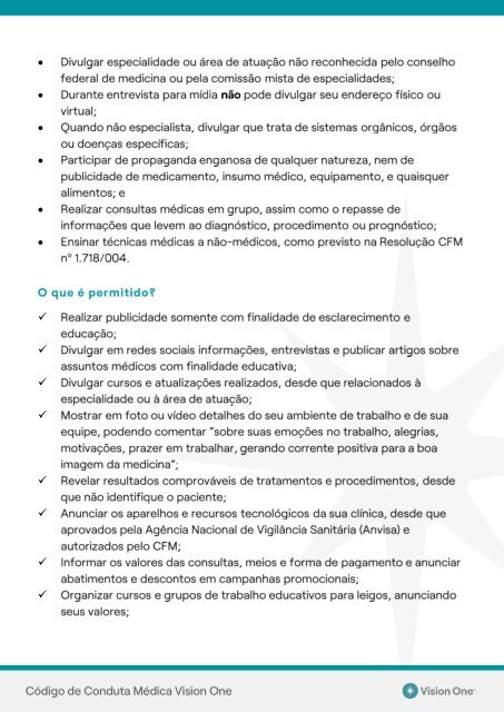 Código de Conduta Médica 2024