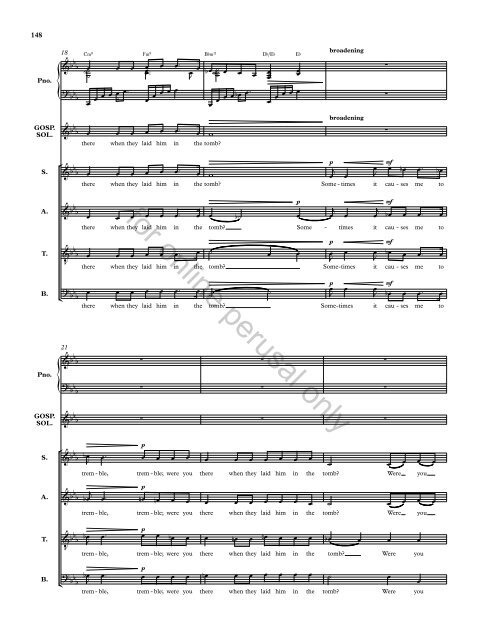 Will Todd Passion Music full score