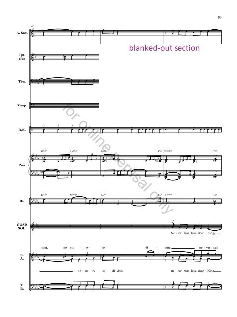 Will Todd Passion Music full score