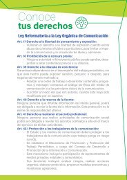 Conoce tus derechos