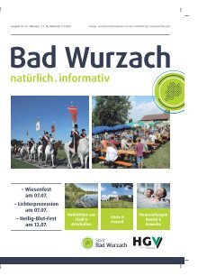 03.07.2024 Bürger- und Gästeinformation Bad Wurzach