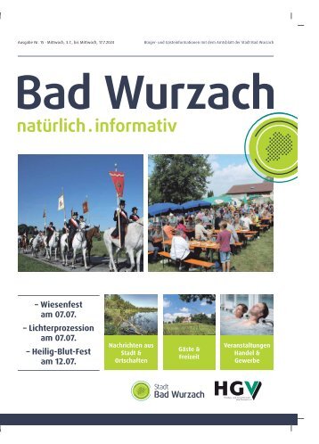 03.07.2024 Bürger- und Gästeinformation Bad Wurzach