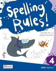 Spelling Rules! NSW 4 student book sample/look inside  