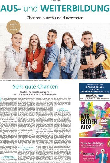 Aus- und Weiterbildung Weilheim | Ausgabe 3 | Juni 2024
