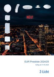 Z-Licht EUR Preisliste 2024