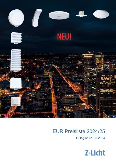 Z-Licht EUR Preisliste 2024