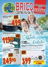 Mondobrico - OFFERTE D'ESTATE - dal 2 luglio al 4 agosto 2024