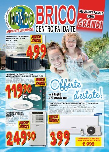 Mondobrico - OFFERTE D'ESTATE - dal 2 luglio al 4 agosto 2024