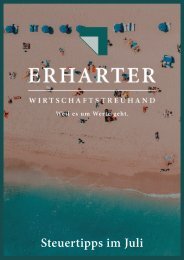 Steuertipps im Juli