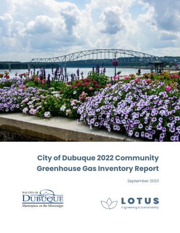 City of Dubuque Greenhouse Gas Inventory Report 2022 (1)