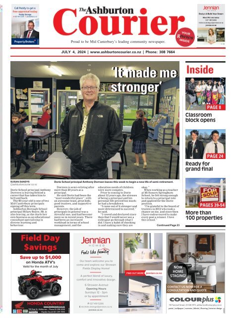 Ashburton Courier: July 04, 2024