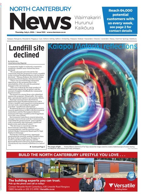 North Canterbury News July 04 2024