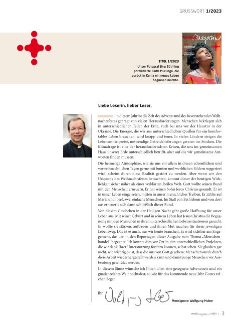 missio magazin Ausgabe 1/2023