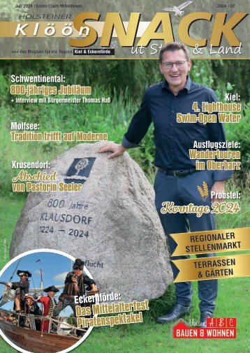 Holsteiner KlöönSNACK - Ausgabe Kiel / Eckernförde - Juli 2024