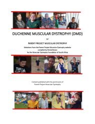 Duchenne muscular dystrophy Manual 