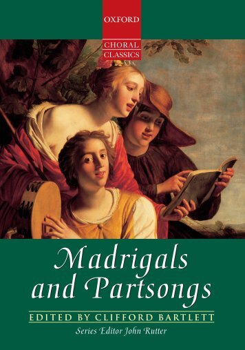 Madrigals and Partsongs