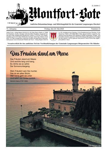 04.07.2024 Montfort-Bote