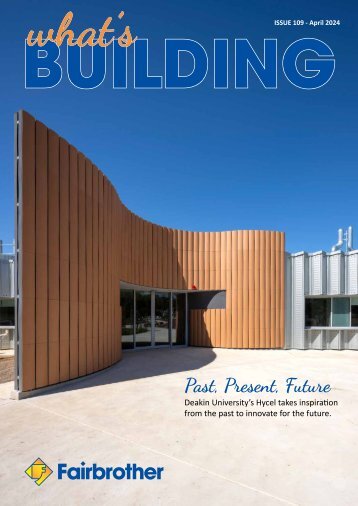 What's Building 109 April 2024