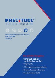 PRECITOOL - Elektro- und Druckluftwerkzeuge