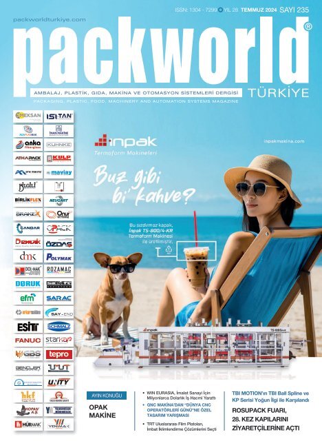PACKWORLD TÜRKİYE DERGİSİ 235. TEMMUZ SAYISI