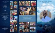 Keepsake Memories LLC  invites you to experience the Digital Memorial Program dedicated to Joshua La-Touche