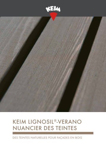 Brochure KEIM Lignosil-Verano FR