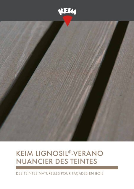 Brochure KEIM Lignosil-Verano BE-FR