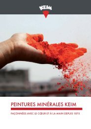 Brochure KEIM Peintures Minerales FR online