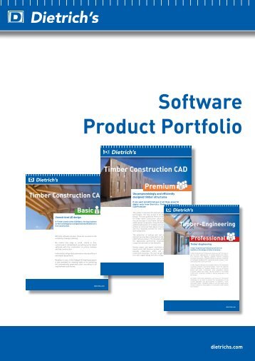 Dietrich's Software Product Portfolio english
