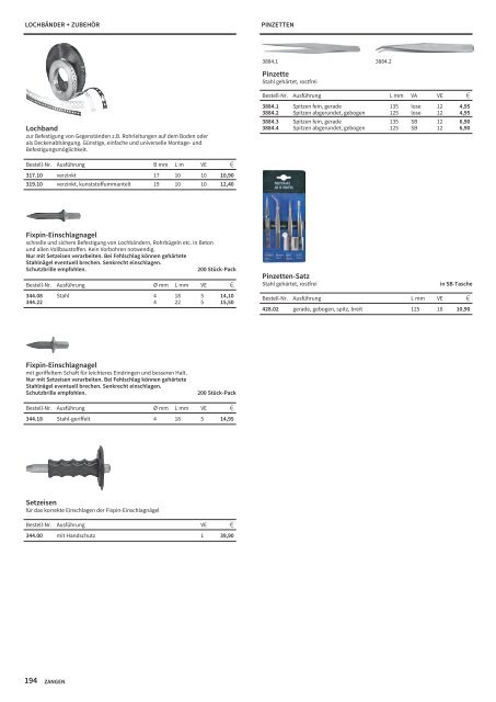 Hans Werner Werkzeugkatalog 2024 - Raiss