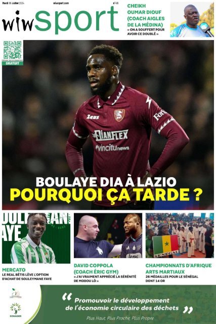 Journal wiwsport n419 - 09 Juillet 2024