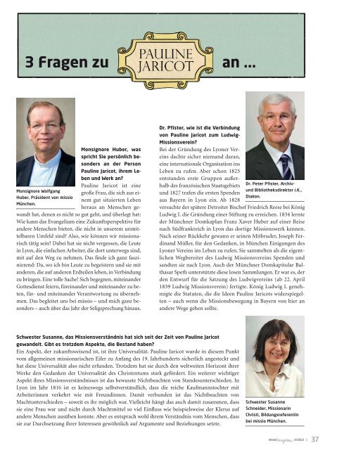 missio magazin Ausgabe 3/2022