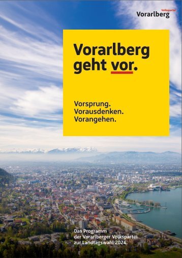 Vorarlberg geht vor.