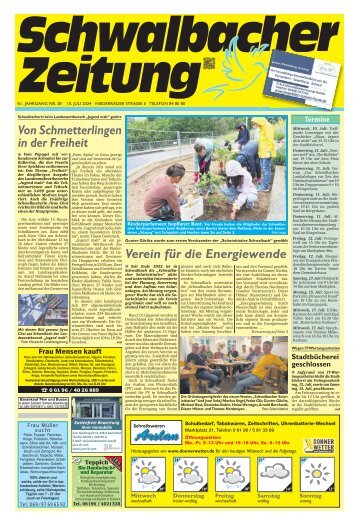 Schwalbacher Zeitung Ausgabe Kw 28-2024