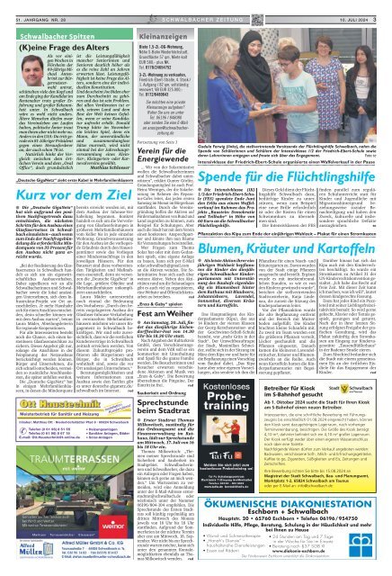 Schwalbacher Zeitung