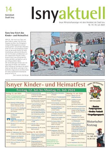 10.07.2024 Isny aktuell