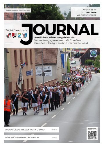 Creussen Journal Ausgabe12.07.2024