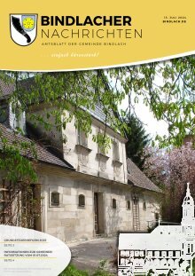 Bindlacher Nachrichten - Ausgabe 13.07.2024