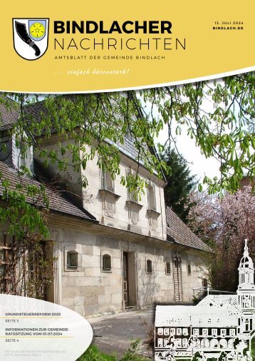 Bindlacher Nachrichten - Ausgabe 13.07.2024