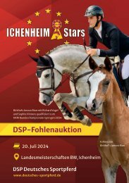 Süddeutsche Elite-Fohlenauktion DSP-Dimanaten am 23. Juli 2016