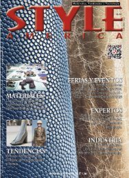 STYLE AMERICA Materiales, Tendencias y Tecnología edición #31